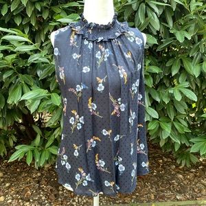 Rebecca Taylor floral silk top
